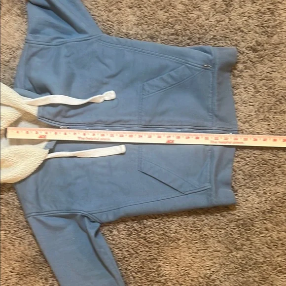 Eddie Bauer Men’s Blue Full Zip Up Jacket with Hoodie Size Small - Picture 12 of 12